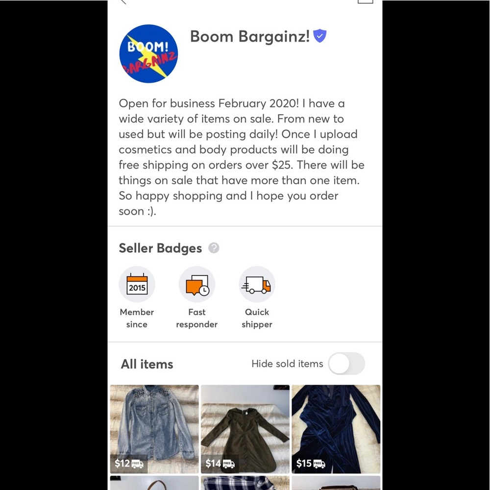 Follow marcari page! Free shipping !